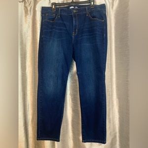 Old Navy Women's Power Slim Straight Mid-Rise Jeans Size 16 Short